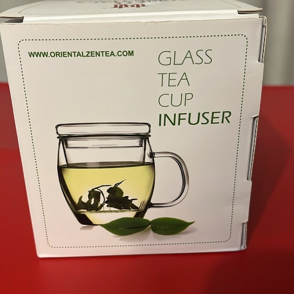 Oriental Zen Tea Glass Tea Cup infuser - Picture 2 of 4